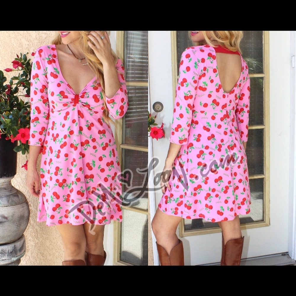 Demi Loon Pink Cherry Dress
